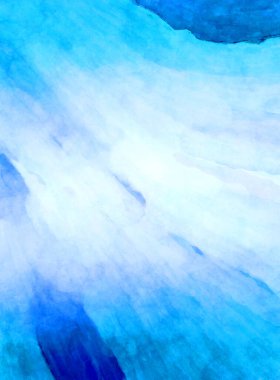 Soyut suluboya sanat eserleri. Fırça boyalı dijital resim. Renkli yaratıcı suluboya çizimi.