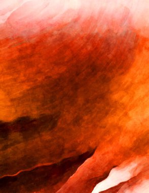 Soyut suluboya sanat eserleri. Fırça boyalı dijital resim. Renkli yaratıcı suluboya çizimi.