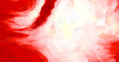 Soyut suluboya sanat eserleri. Fırça boyalı dijital resim. Renkli yaratıcı suluboya çizimi.