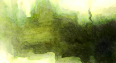 Soyut suluboya sanat eserleri. Fırça boyalı dijital resim. Renkli yaratıcı suluboya çizimi.