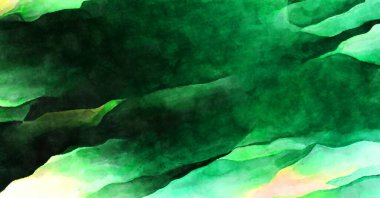 Soyut suluboya sanat eserleri. Fırça boyalı dijital resim. Renkli yaratıcı suluboya çizimi.