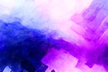 Soyut suluboya sanat eserleri. Fırça boyalı dijital resim. Renkli yaratıcı suluboya çizimi.