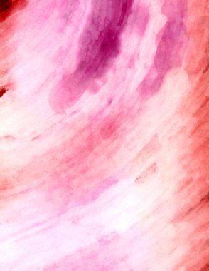 Soyut suluboya sanat eserleri. Fırça boyalı dijital resim. Renkli yaratıcı suluboya çizimi.