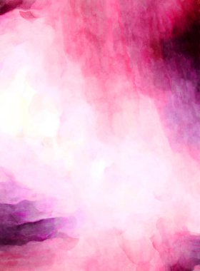 Soyut suluboya sanat eserleri. Fırça boyalı dijital resim. Renkli yaratıcı suluboya çizimi.