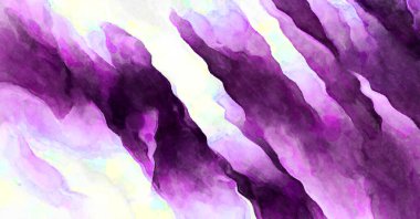 Soyut suluboya sanat eserleri. Fırça boyalı dijital resim. Renkli yaratıcı suluboya çizimi.