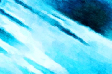 Soyut suluboya sanat eserleri. Fırça boyalı dijital resim. Renkli yaratıcı suluboya çizimi.