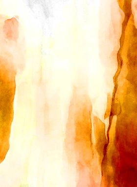 Soyut suluboya sanat eserleri. Fırça boyalı dijital resim. Renkli yaratıcı suluboya çizimi.