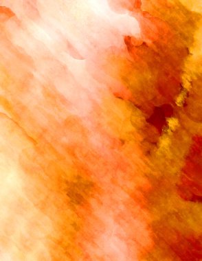 Soyut suluboya sanat eserleri. Fırça boyalı dijital resim. Renkli yaratıcı suluboya çizimi.