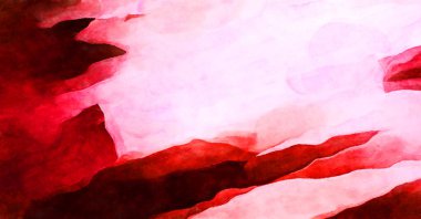 Soyut suluboya sanat eserleri. Fırça boyalı dijital resim. Renkli yaratıcı suluboya çizimi.