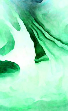 Soyut suluboya sanat eserleri. Fırça boyalı dijital resim. Renkli yaratıcı suluboya çizimi.