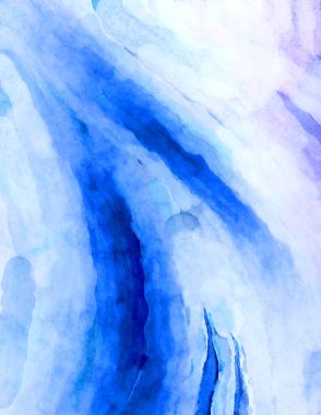 Soyut suluboya sanat eserleri. Fırça boyalı dijital resim. Renkli yaratıcı suluboya çizimi.