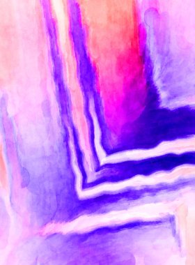 Soyut suluboya sanat eserleri. Fırça boyalı dijital resim. Renkli yaratıcı suluboya çizimi.