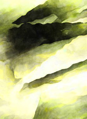 Soyut suluboya sanat eserleri. Fırça boyalı dijital resim. Renkli yaratıcı suluboya çizimi.