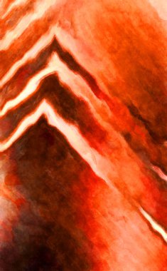 Soyut suluboya sanat eserleri. Fırça boyalı dijital resim. Renkli yaratıcı suluboya çizimi.