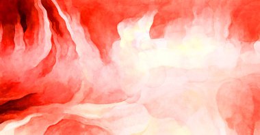 Soyut suluboya sanat eserleri. Fırça boyalı dijital resim. Renkli yaratıcı suluboya çizimi.