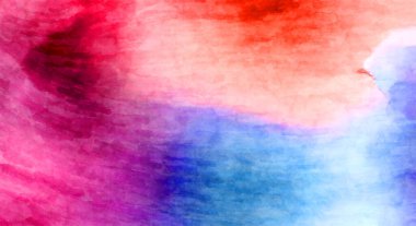 Soyut suluboya sanat eserleri. Fırça boyalı dijital resim. Renkli yaratıcı suluboya çizimi.