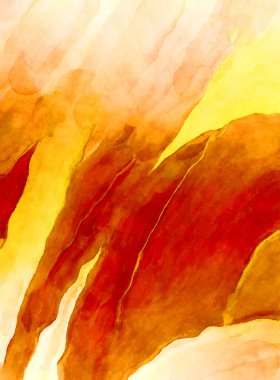 Soyut suluboya sanat eserleri. Fırça boyalı dijital resim. Renkli yaratıcı suluboya çizimi.