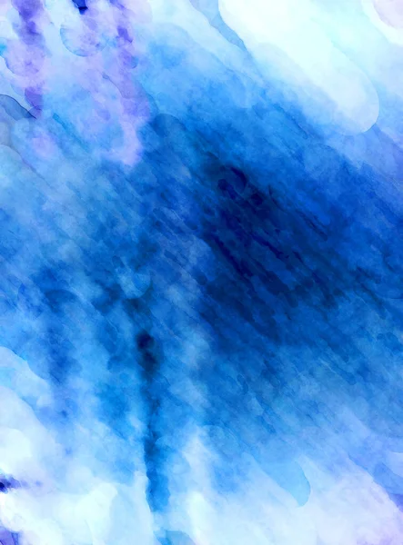 Soyut suluboya sanat eserleri. Fırça boyalı dijital resim. Renkli yaratıcı suluboya çizimi.