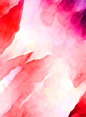 Soyut suluboya sanat eserleri. Fırça boyalı dijital resim. Renkli yaratıcı suluboya çizimi.