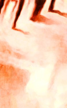 Soyut suluboya sanat eserleri. Fırça boyalı dijital resim. Renkli yaratıcı suluboya çizimi.