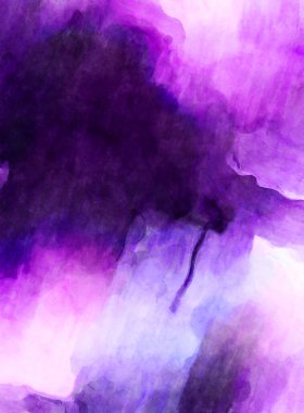 Soyut suluboya sanat eserleri. Fırça boyalı dijital resim. Renkli yaratıcı suluboya çizimi.