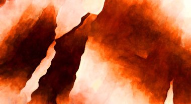 Soyut suluboya sanat eserleri. Fırça boyalı dijital resim. Renkli yaratıcı suluboya çizimi.