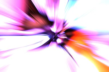 Hızlı yüksek hız bulanıklaştırma arkaplanı. Işık teknolojisi soyut duvar kağıdı. Renkli ışık enerjisi parlamaları. Çarpık grafik hareket arkaplanı. Dinamik patlama flaşı. İvme etkisi.