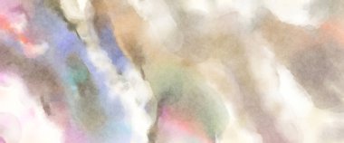 Modern fırça darbeleri. Poster, duvar sanatı, afiş, kart, kitap kapağı veya ambalaj için rahatlatıcı kompozisyonun yumuşak renkli çizimi. Pastel renklerle suluboya.