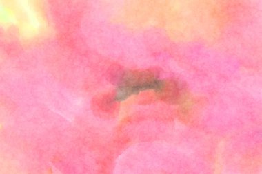 Modern fırça darbeleri. Poster, duvar sanatı, afiş, kart, kitap kapağı veya ambalaj için rahatlatıcı kompozisyonun yumuşak renkli çizimi. Pastel renklerle suluboya.