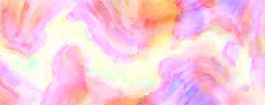 Modern fırça darbeleri. Poster, duvar sanatı, afiş, kart, kitap kapağı veya ambalaj için rahatlatıcı kompozisyonun yumuşak renkli çizimi. Pastel renklerle suluboya.