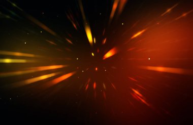 Parlak, canlı ve renkli duvar kağıtları. Parlayan parçacıkları ve çizgileri olan ışık patlaması yıldızı. Güzel soyut ışın arkaplanı.