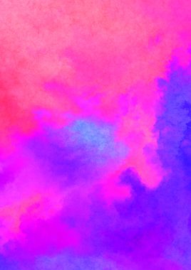 Modern fırça darbeleri. Poster, duvar sanatı, afiş, kart, kitap kapağı veya ambalaj için rahatlatıcı kompozisyonun yumuşak renkli çizimi. Pastel renklerle suluboya.