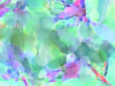 Modern fırça darbeleri. Poster, duvar sanatı, afiş, kart, kitap kapağı veya ambalaj için rahatlatıcı kompozisyonun yumuşak renkli çizimi. Pastel renklerle suluboya.