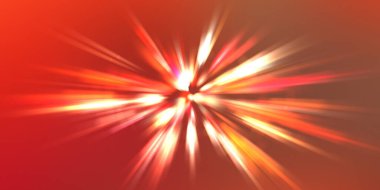 Parlak, canlı ve renkli duvar kağıtları. Parlayan parçacıkları ve çizgileri olan ışık patlaması yıldızı. Güzel soyut ışın arkaplanı.