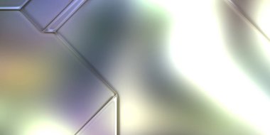 Üç boyutlu metalik panel dokusu. Renkli, parlak, soyut duvar kağıdı. Geometrik teknolojik parlak yansıtıcı arkaplan.