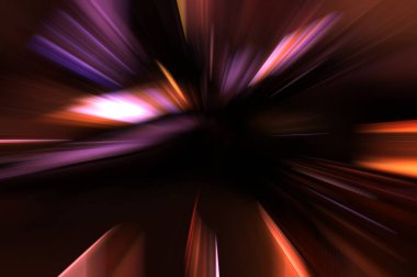 Hızlı yüksek hız bulanıklaştırma arkaplanı. Işık teknolojisi soyut duvar kağıdı. Renkli ışık enerjisi parlamaları. Çarpık grafik hareket arkaplanı. Dinamik patlama flaşı. İvme etkisi.