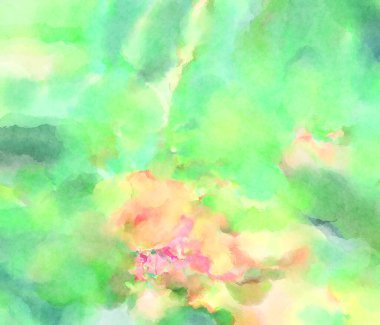 Modern fırça darbeleri. Poster, duvar sanatı, afiş, kart, kitap kapağı veya ambalaj için rahatlatıcı kompozisyonun yumuşak renkli çizimi. Pastel renklerle suluboya.