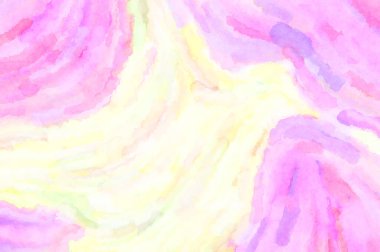 Modern fırça darbeleri. Poster, duvar sanatı, afiş, kart, kitap kapağı veya ambalaj için rahatlatıcı kompozisyonun yumuşak renkli çizimi. Pastel renklerle suluboya.