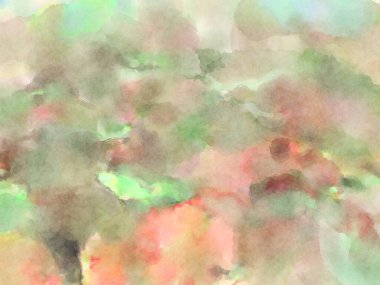 Modern fırça darbeleri. Poster, duvar sanatı, afiş, kart, kitap kapağı veya ambalaj için rahatlatıcı kompozisyonun yumuşak renkli çizimi. Pastel renklerle suluboya.