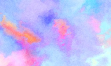 Modern fırça darbeleri. Poster, duvar sanatı, afiş, kart, kitap kapağı veya ambalaj için rahatlatıcı kompozisyonun yumuşak renkli çizimi. Pastel renklerle suluboya.