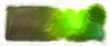 Soyut renkli suluboya çerçeve beyaz arkaplanda izole edildi. Dijital resim. Tasarım veya metnin için fırça şablonu.