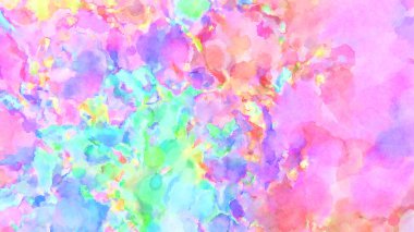 Modern fırça darbeleri. Poster, duvar sanatı, afiş, kart, kitap kapağı veya ambalaj için rahatlatıcı kompozisyonun yumuşak renkli çizimi. Pastel renklerle suluboya.