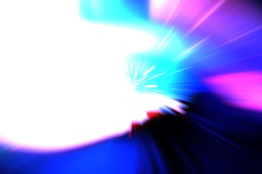 Hızlı yüksek hız bulanıklaştırma arkaplanı. Işık teknolojisi soyut duvar kağıdı. Renkli ışık enerjisi parlamaları. Çarpık grafik hareket arkaplanı. Dinamik patlama flaşı. İvme etkisi.