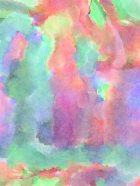 Modern fırça darbeleri. Poster, duvar sanatı, afiş, kart, kitap kapağı veya ambalaj için rahatlatıcı kompozisyonun yumuşak renkli çizimi. Pastel renklerle suluboya.