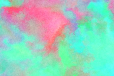 Modern fırça darbeleri. Poster, duvar sanatı, afiş, kart, kitap kapağı veya ambalaj için rahatlatıcı kompozisyonun yumuşak renkli çizimi. Pastel renklerle suluboya.