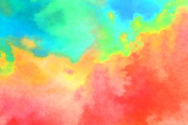 Modern fırça darbeleri. Poster, duvar sanatı, afiş, kart, kitap kapağı veya ambalaj için rahatlatıcı kompozisyonun yumuşak renkli çizimi. Pastel renklerle suluboya.