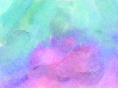 Modern fırça darbeleri. Poster, duvar sanatı, afiş, kart, kitap kapağı veya ambalaj için rahatlatıcı kompozisyonun yumuşak renkli çizimi. Pastel renklerle suluboya.