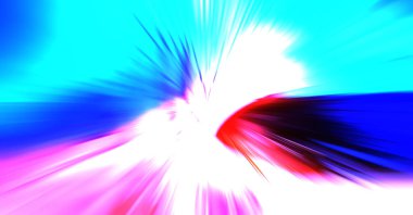 Hızlı yüksek hız bulanıklaştırma arkaplanı. Işık teknolojisi soyut duvar kağıdı. Renkli ışık enerjisi parlamaları. Çarpık grafik hareket arkaplanı. Dinamik patlama flaşı. İvme etkisi.