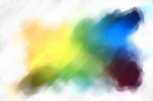 Marco Acuarela Colorido Abstracto Aislado Sobre Fondo Blanco Pintura Artística — Foto de Stock