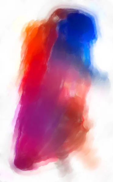 Marco Acuarela Colorido Abstracto Aislado Sobre Fondo Blanco Pintura Artística —  Fotos de Stock
